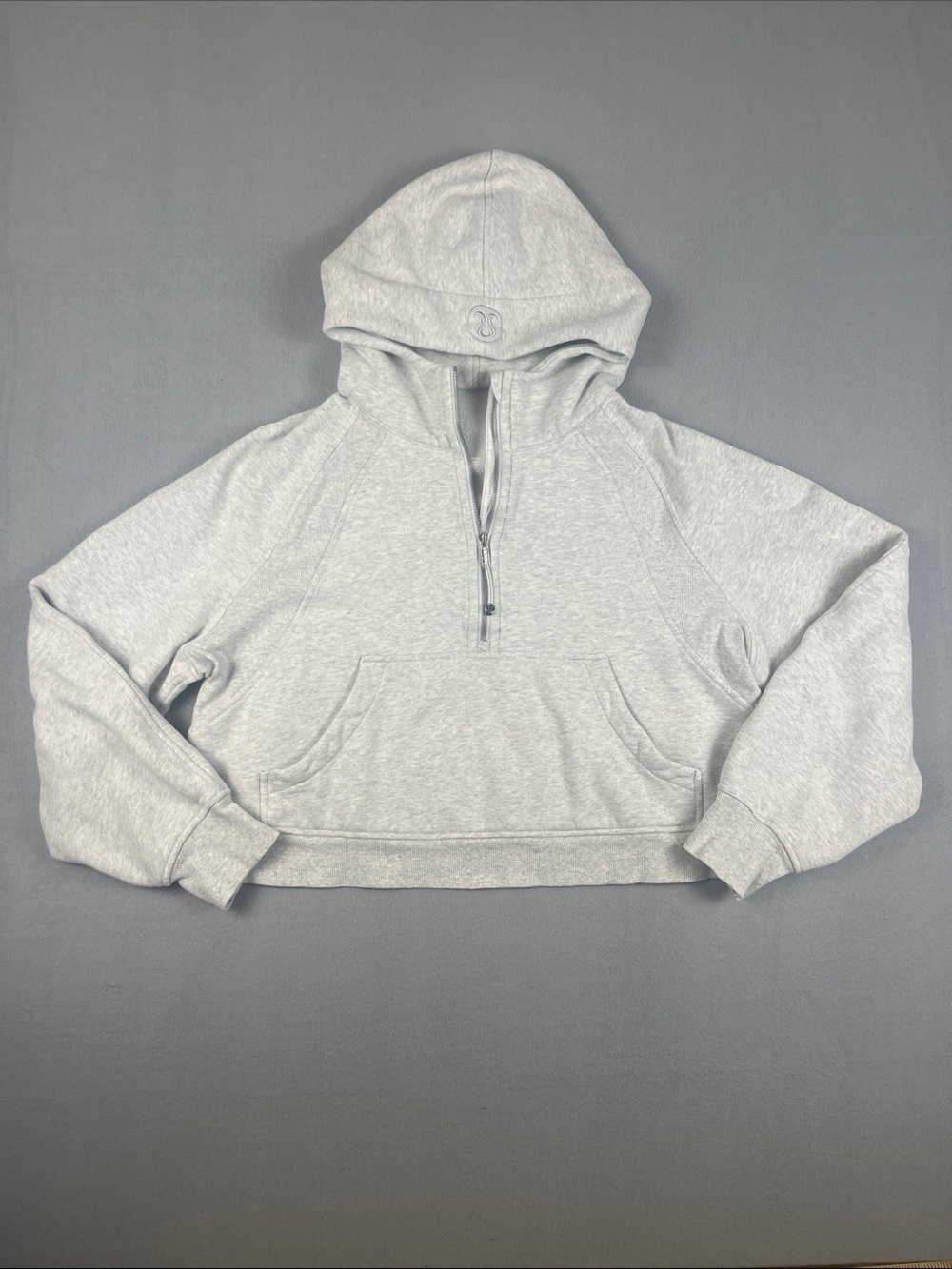 Lululemon Oversized Half-Zip heather gray scuba hoodie
Size: XL/XXL